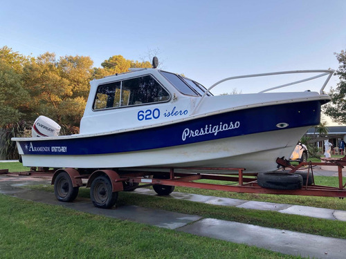 Islero Tracker Cabinado Aramendi 6.20, Evinrude 90 Hp E-tec