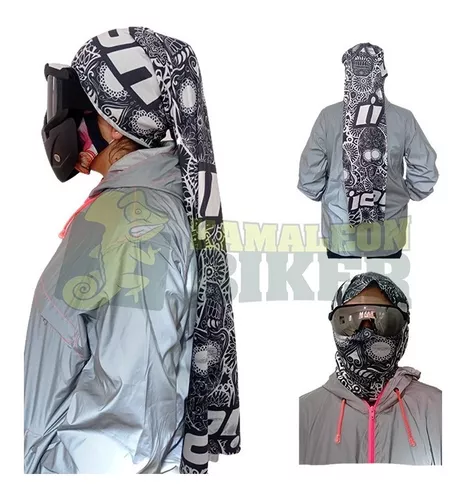 Bandana Deportiva Tipo Buff Faceshield Ciclismo Moto Mujer