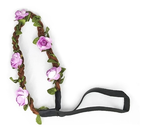 Imagem 1 de 4 de Headband Floral - Tiara De Flores Lilás