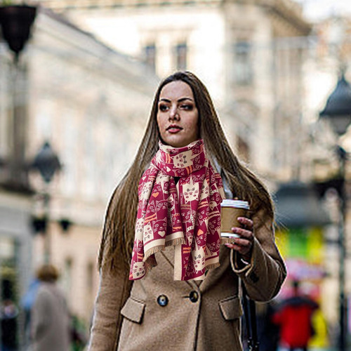 Bufanda Cálida Para Mujer Bufanda De Invierno Para Mujer Buf