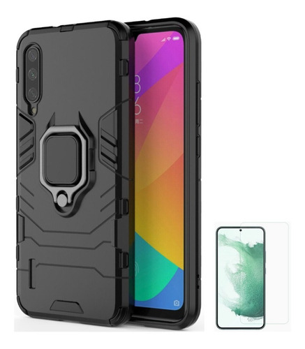 Case Funda Carcasa Armadura Para Xiaomi Mi A3 + Vidrio