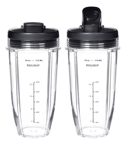Replacement 24oz Blender Cup For Ninja Bn751 Bn801 Bn800 Bl4