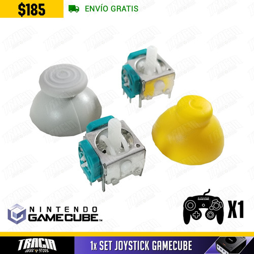 [ 1x Set Joystick Game Cube ] Potenciómetro Capuchón Tracia