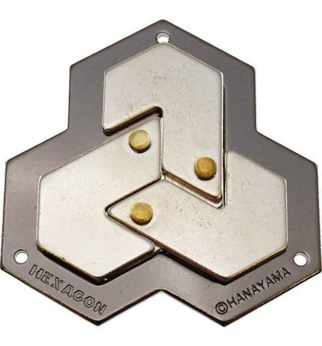 Hanayama Cast Hexagon, Rompecabezas, Dificultad 4 Extrema