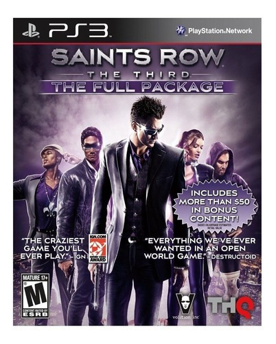 Juego Saints Row O terceiro pacote completo Ps3 Ibushak Gaming