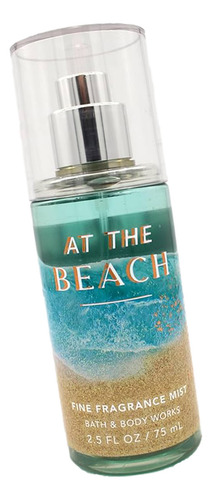 Fragancia Body Mist Mini At The Beach Bath & Body Works 75ml Volumen De La Unidad 75 Ml