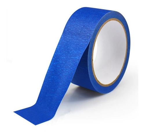 Imagen 3 de 3 de Tirro Papel 1 X 40mts Azul Baja Adhesion 5pzas Marca 3m
