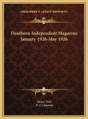 Libro Dearborn Independent Magazine January 1926-may 1926...