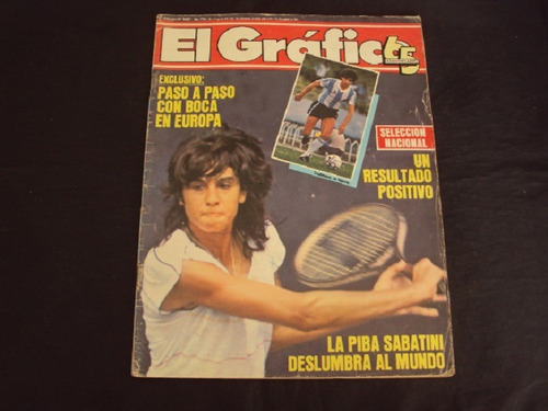 Revista El Grafico # 3387 - Tapa Gabriela Sabatini