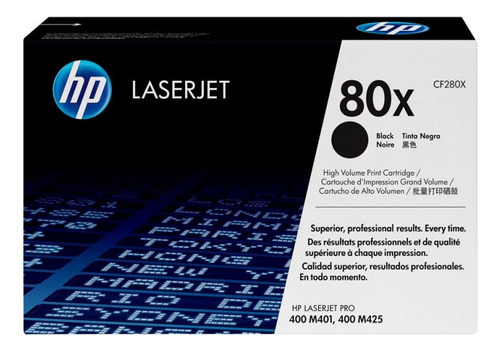 Toner Cf280x 80x Negro M401 M425 Original