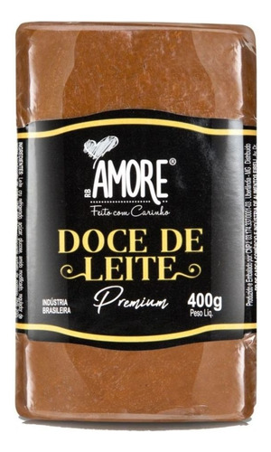 Doce De Leite Premium Barra 400g Rb Amore