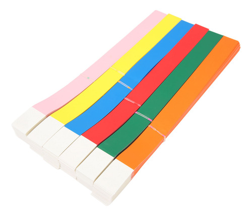 Pulseras Adhesivas De Papel Sintético Para Fiestas, 600 Unid