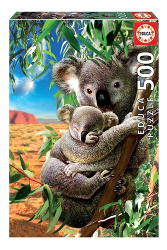 Puzzle Rompecabezas 500 Piezas Koala Con Su Cachorro Educa