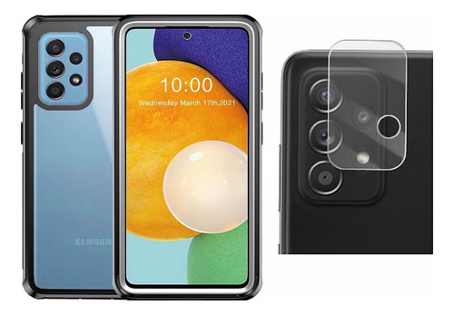 Carcasa 360 Para Samsung A72+lámina Para Cámara