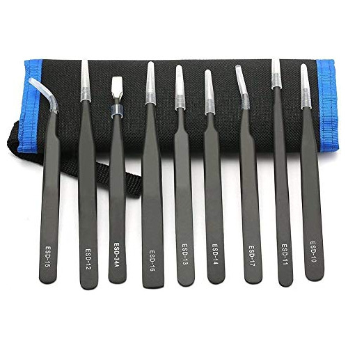 Juego De Pinzas De Precisión, 10 Piezas