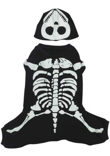Talla Xs - Disfraz De Esqueleto De Perro Canino Casual Para 