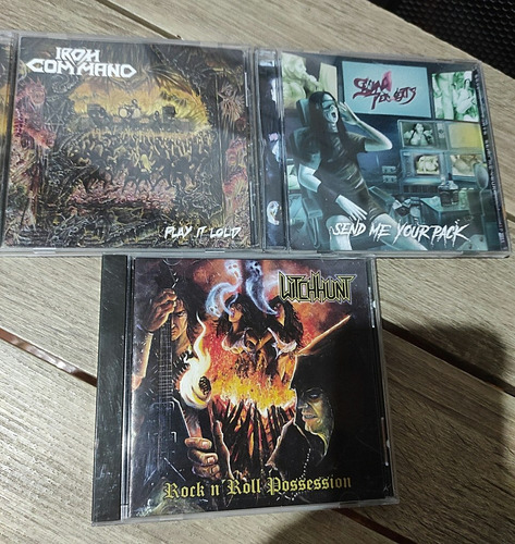 3 Cds Originales De Heavy Metal Nacional