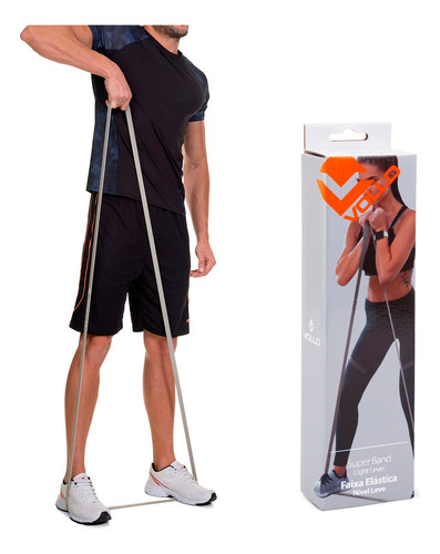 Elástico Extensor P/ Treino Em Casa Fisioterapia Exercício
