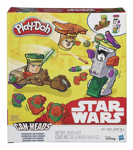Set Play Doh Star Wars Misión En Endor