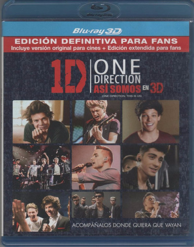 One Direction - Asi Somos En 3d (2013) - Blu-ray 3d Original