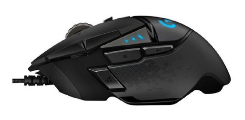 Imagen 2 de 7 de Mouse gamer Logitech G Series G502 Hero negro