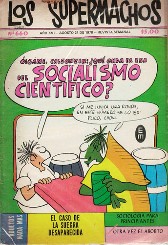 Socialismo Cientifico? [supermachos #660] 1978