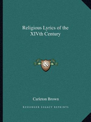 Libro Religious Lyrics Of The Xivth Century - Brown, Carl...