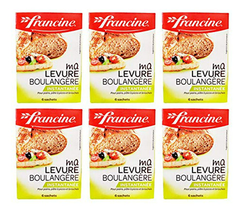 Levadura Francesa Para Panadería - 6 Paquetes (6.3oz)