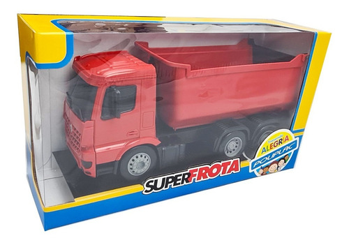 Imagem 3 de 3 de Caminhão Caçamba Basculante Super Frota 32 Cm - Brinquedo