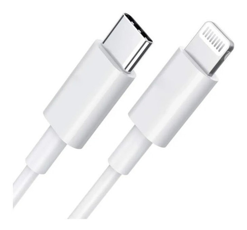 Cable iPhone Usb-c A Lightning 1mt Blanco