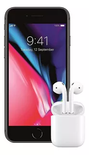 ¡ Oferta Navideña ! Apple AirPods 2gen Nuevos Y Originales + iPhone 8 64 Gb Gris Espacial