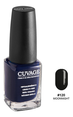 Esmaltes De Uñas Tradicional Sin Tacc Cuvage Pro Keratine Color #120 Moonnight