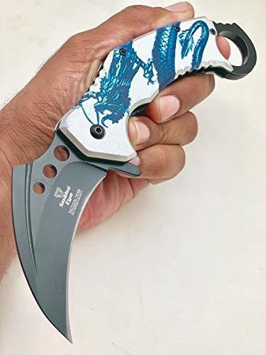 Cuchillo Plegable Con Diseño De Carambita De Ojo De Serpient