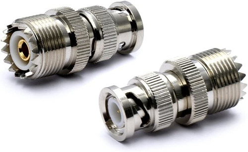 Fuente 2 Piezas Bnc Macho A Uhf Hembra So-239 So239