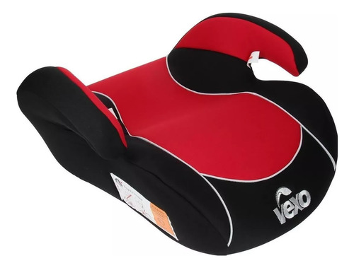 Butaca Para Auto Asiento Booster Niño 3 A 12 Años Rojo/negro