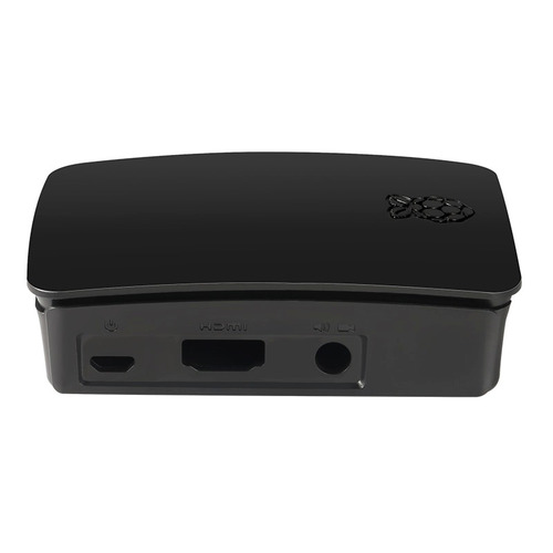 Case Oficial Preta Para Raspberry Pi 3 Model B E B+