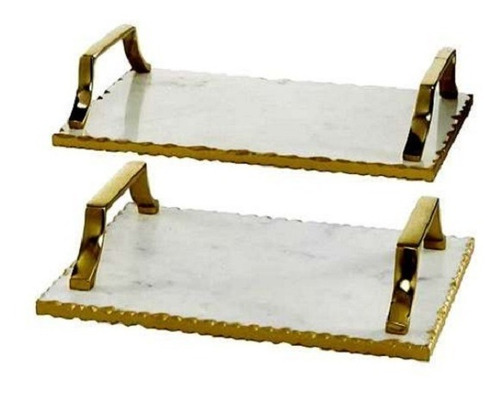 Imagen 1 de 1 de Bandejas Set X 2 - Decorativas - Marmol