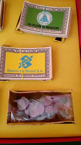 BRINQUEDO - Antigo jogo BOLSA DE VALORES Manufatura. ESTRELA