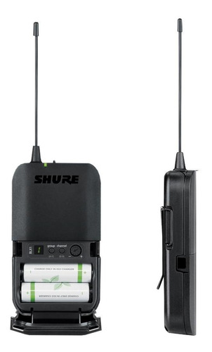 Microfone Sem Fio Shure Blx14/p31 Condensador Cardioide Cor Preto