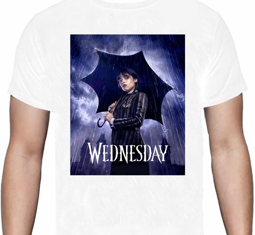 Merlina - Wednesday - Tim Burton - Addam - Polera Cyco 