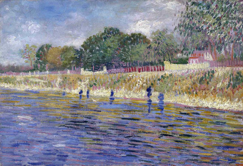 Lienzo Canvas Arte Banco Sena 1887 Vincent Van Gogh 50x70