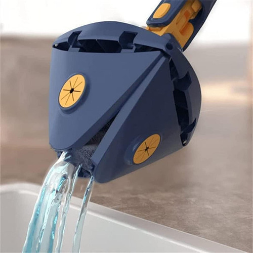 Limpiador De Pared De Microfibra Con Trapeador Azul