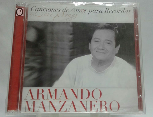 Cd Armando Manzanero Canciones De Amor ( Nuevo Y Sellado )