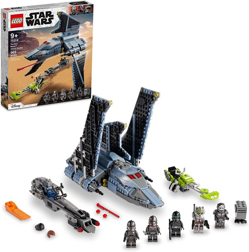 Kit Lego Star Wars The Bad Batch Lanzadera De Ataque 75314 Cantidad de piezas 969