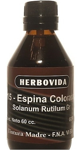 Tintura Madre Espina Colorada  - 60 Cc - Oferta