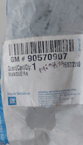 Manguera Radiador Superior De Astra 2.4 L Original Gm Brasil
