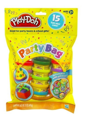 Play-doh Party Bag Dough, 15 Count (colores Surtidos).