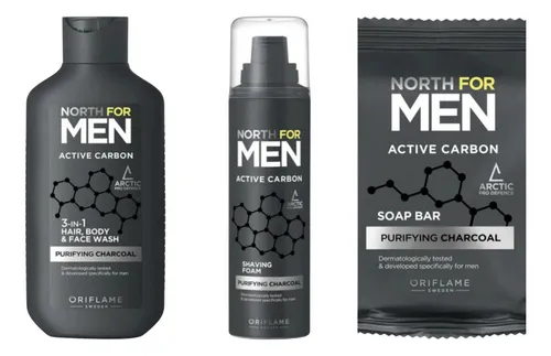 X3carbón North For Men Shampoo