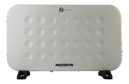 Imagen 1 de 2 de Calefactor eléctrico Masterfan Helios blanco 127V