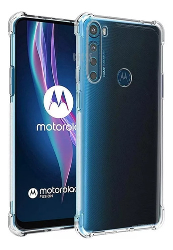 Funda Para Motorola Edge Curvo Transparente + Hidrogel Devia